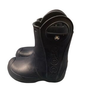 CROCS Kids Blue Rain Boots Size 10